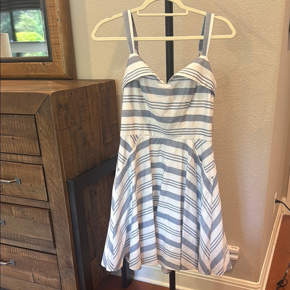 Striped Sleeveless Dress